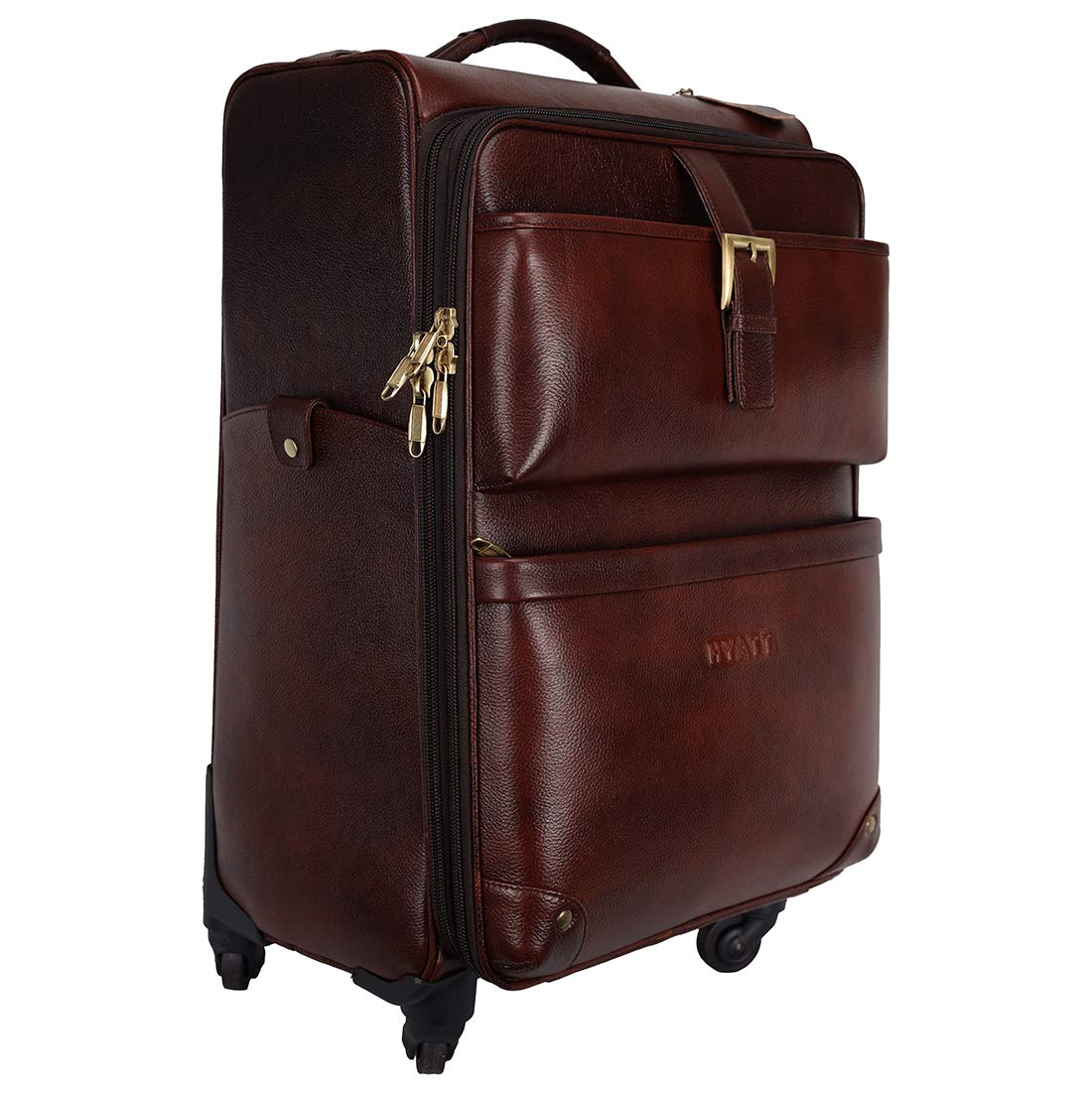 leather trolley www.mytownonline.in ( 8072660090 ) Brown - 1 (1)