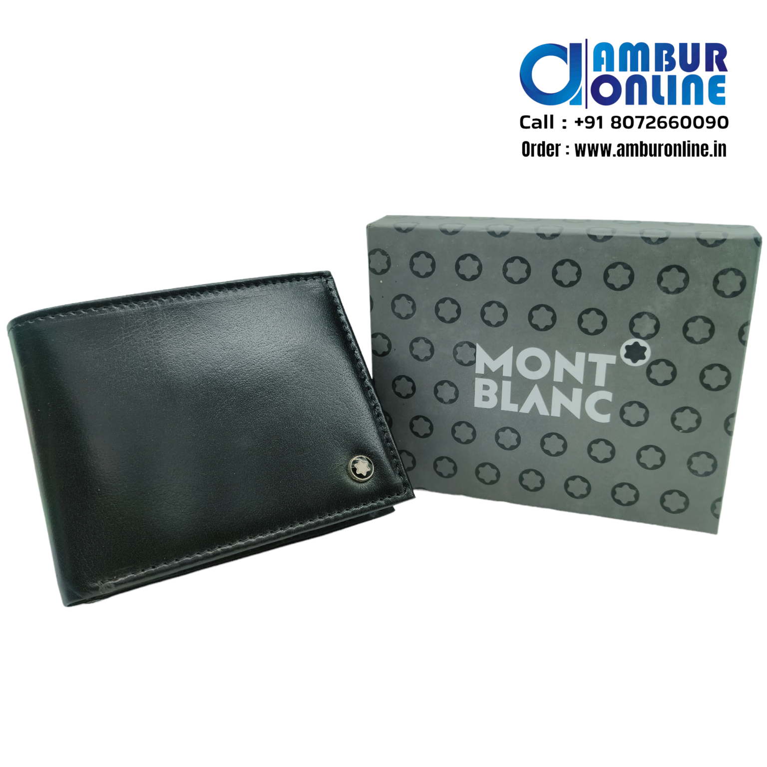 Mont Blanc Wallets for men - Genuine leather - Ambur Online Leathers